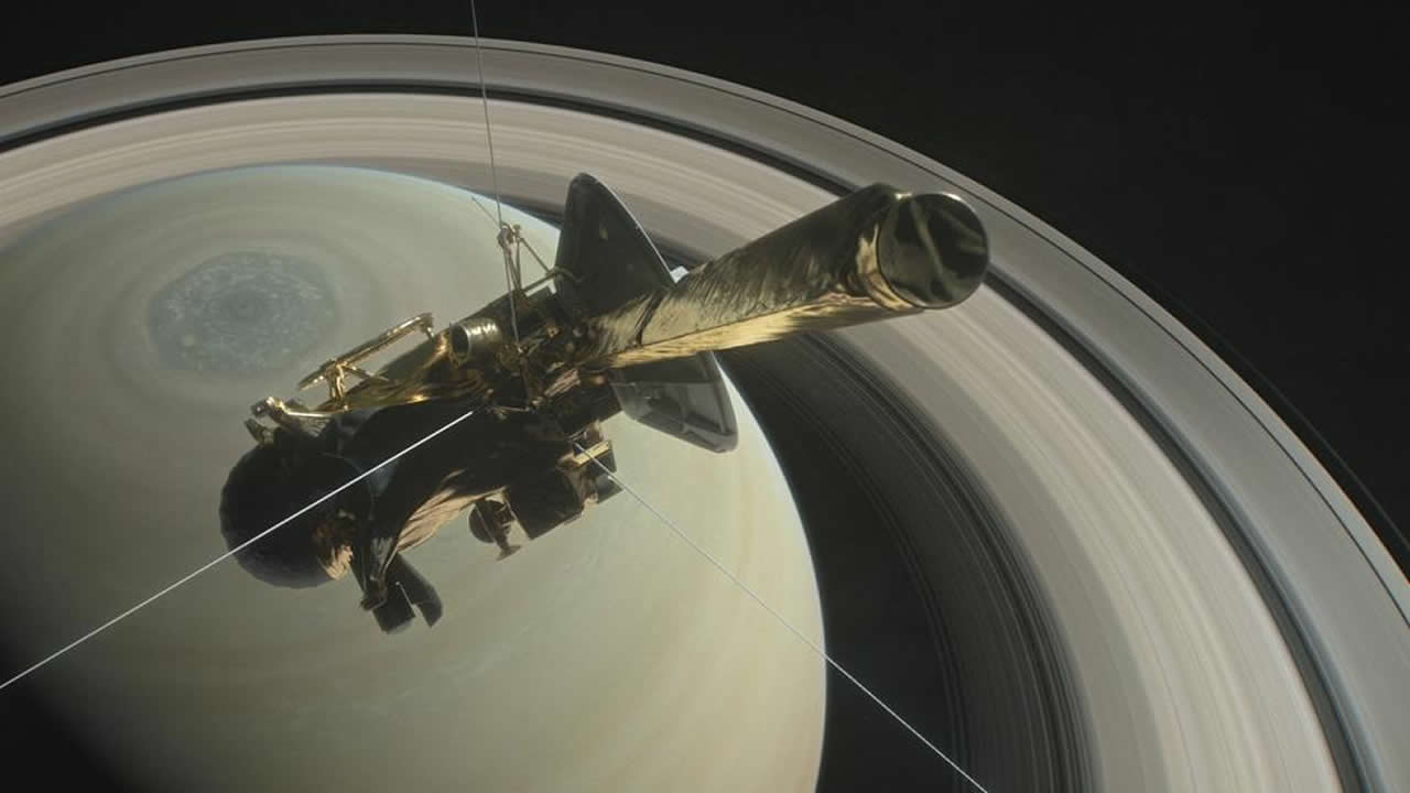 La sonda Cassini se sumerge entre Saturno y sus Anillos, próxima a su Gran Final