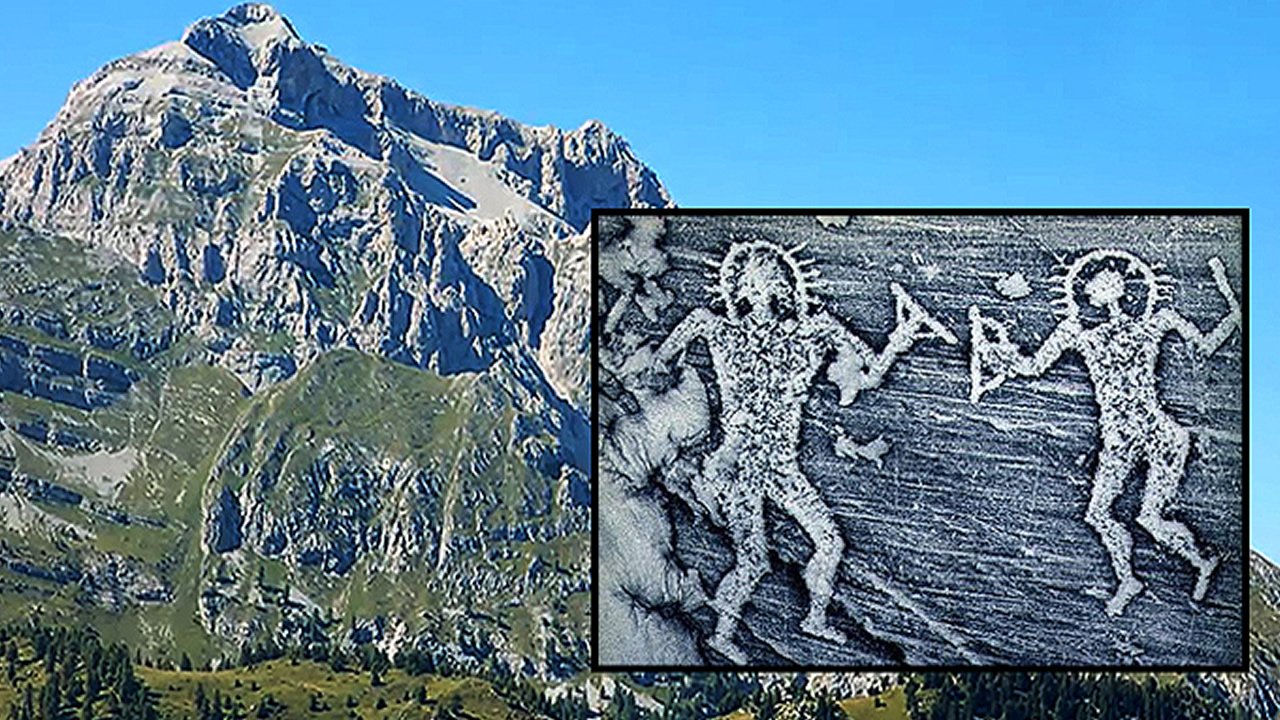 Pinturas rupestres descubiertas en Italia sugieren una presencia extraterrestre en la antigüedad