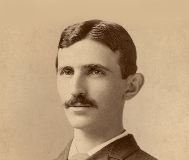 Un joven Nikola Tesla