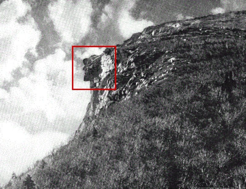 «El Viejo de la Montaña» en una fotografía de 1911