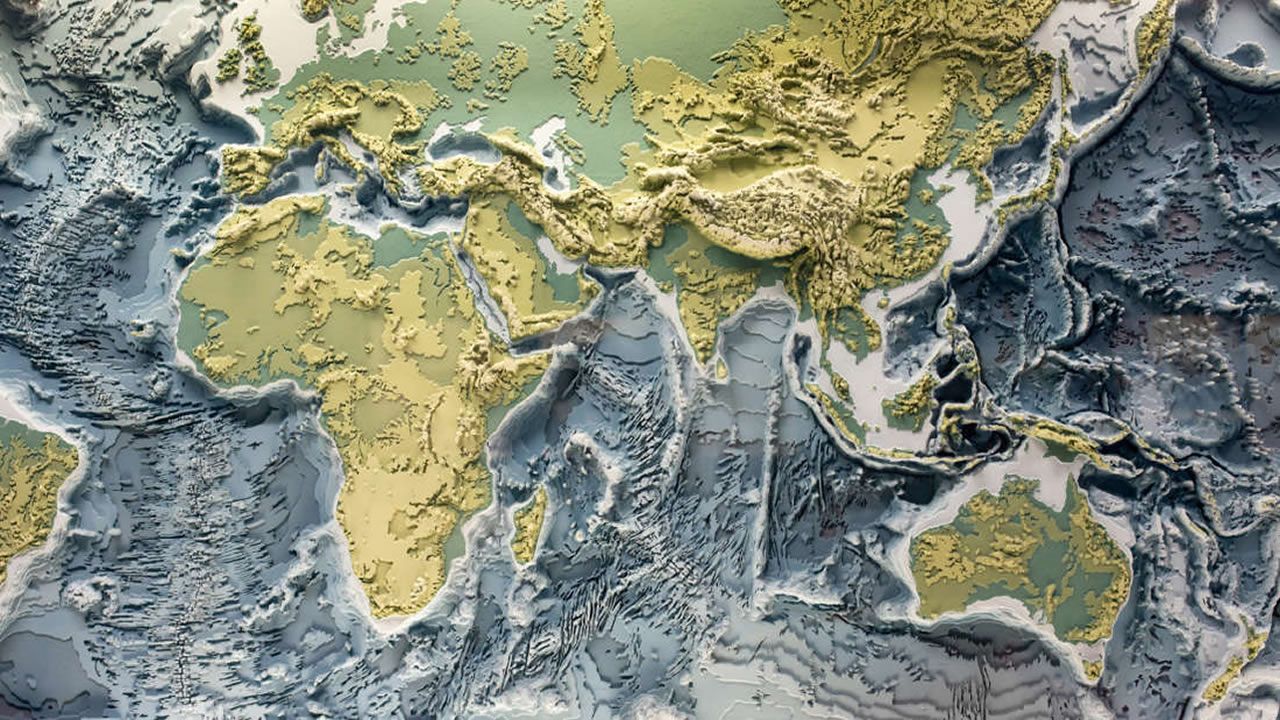 «Atlas del Inframundo» muestra las 94 placas tectónicas ocultas de la Tierra
