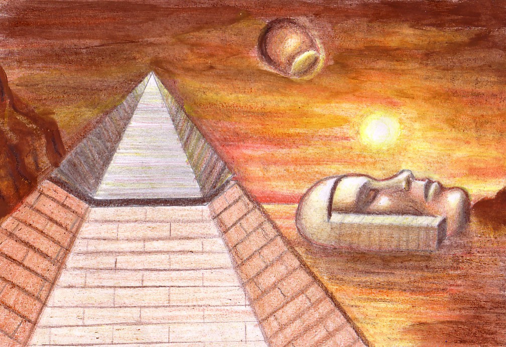 Representación artística de Cydonia en Marte