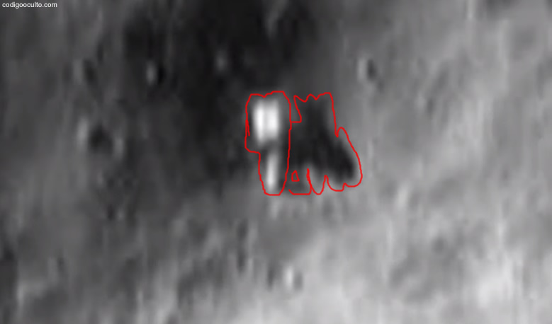 El contorno de este objeto y de su sombra nos muestra que no se trataría de una simple roca en el asteroide Eros.