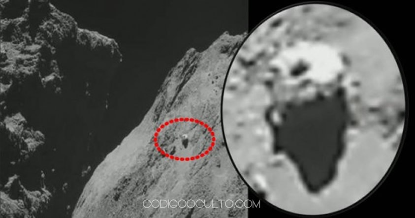 Segundo objeto desconocido fotografiado en el cometa 67P