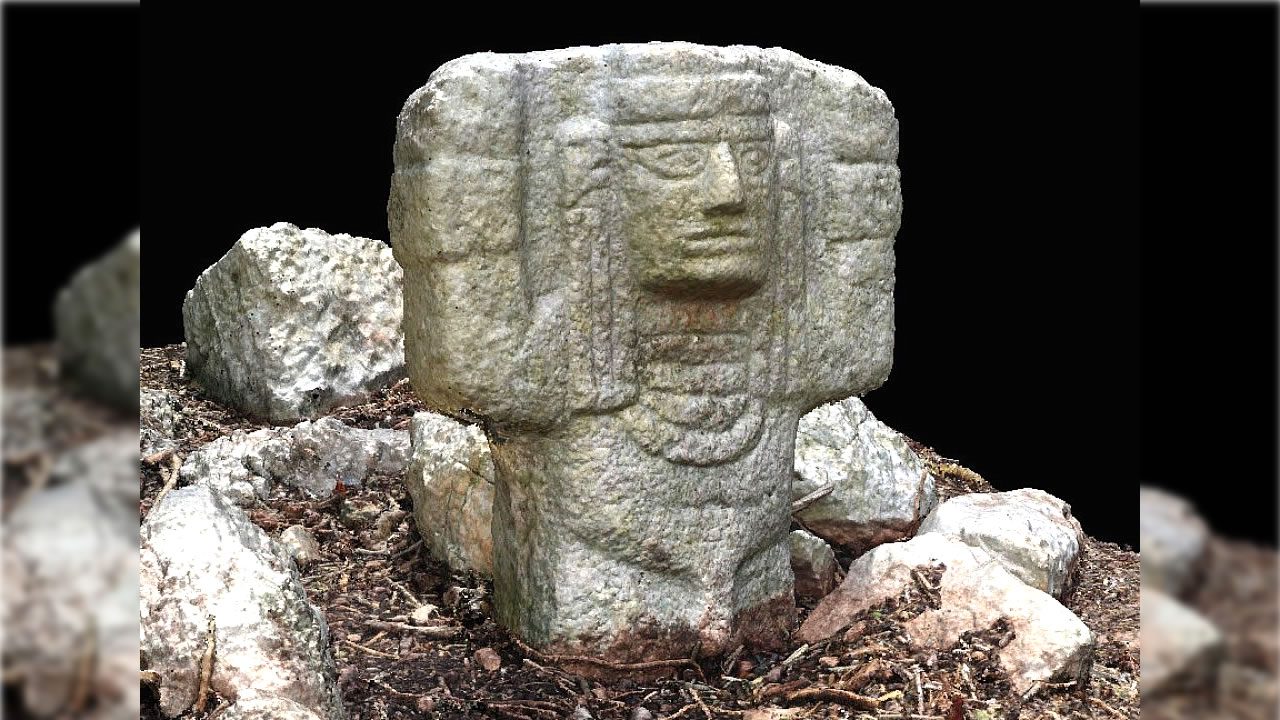 Descubren La Estatua De Un Atlante En Zona Arqueol Gica De Chich N