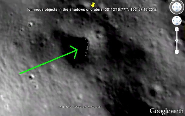 Misteriosos objetos luminosos son descubiertos en la Luna