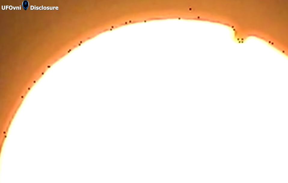 Cientos de OVNIs son grabados en la corona solar con cámara 4K
