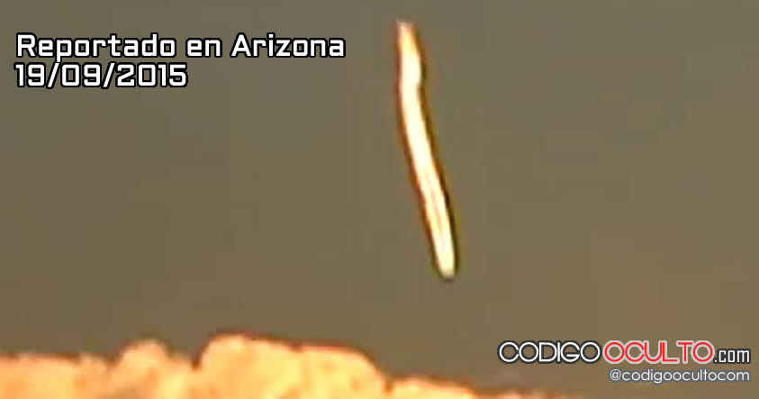 Último minuto: Reportan caída de objeto desconocido sobre Arizona