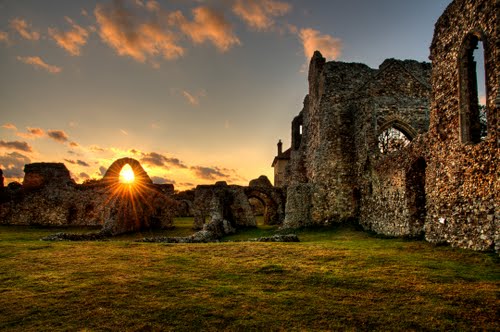 Las ruinas de Leiston Abbey