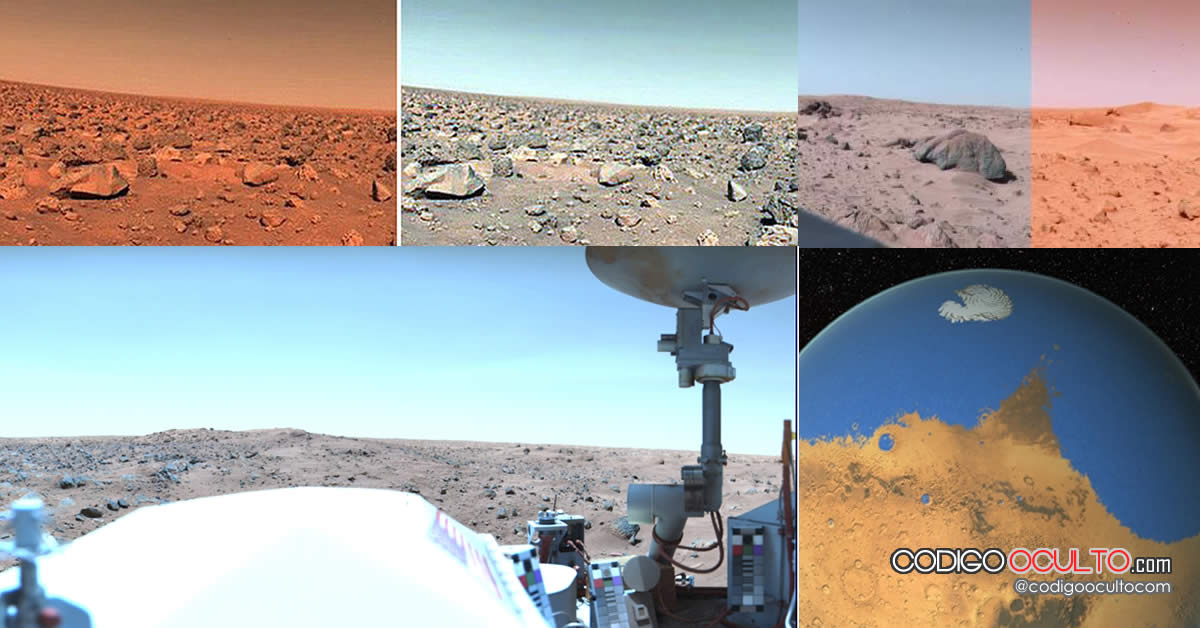 Marte, el planeta rojo ¿realmente es rojo?