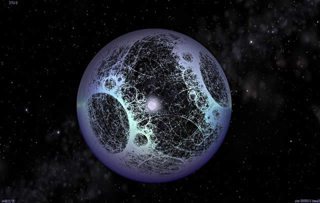 Representación de una Esfera de Dyson