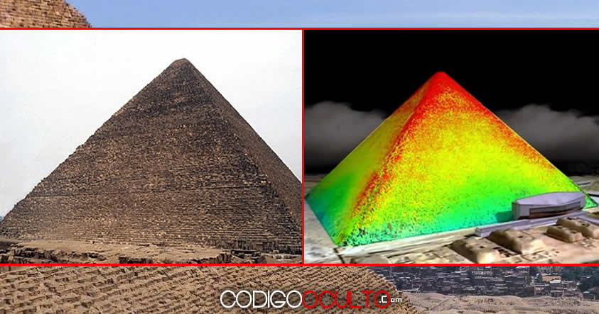 Científicos encuentran partículas de energía dentro de Pirámide de Keops