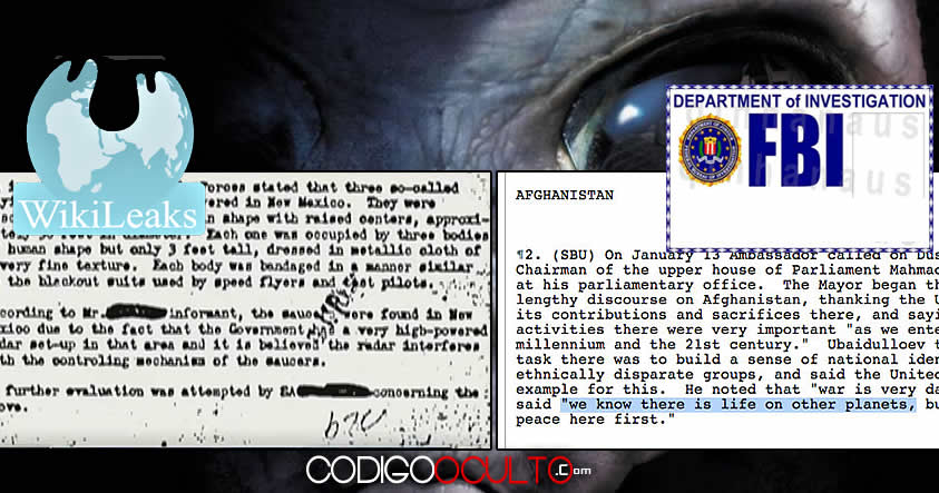FBI y Wikileaks lo confirman: Extraterrestres y Ovnis nos visitan desde otros planetas y dimensiones