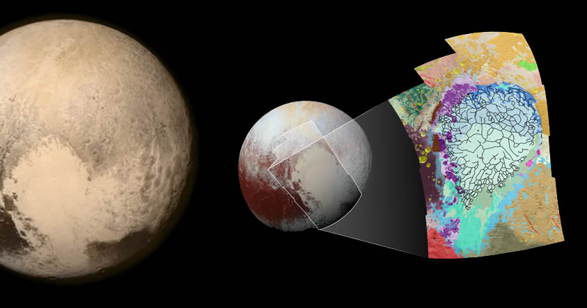 Científicos construyen un mapa geológico de Plutón