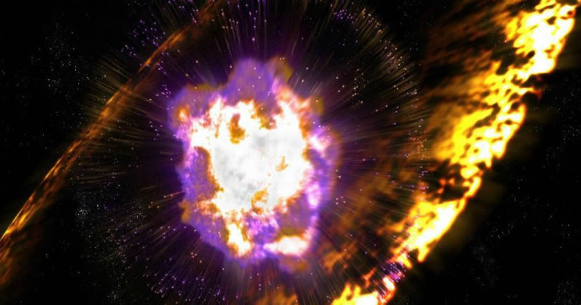 Supernovas masivas lanzaron una «lluvia radiactiva» en la Tierra en el pasado
