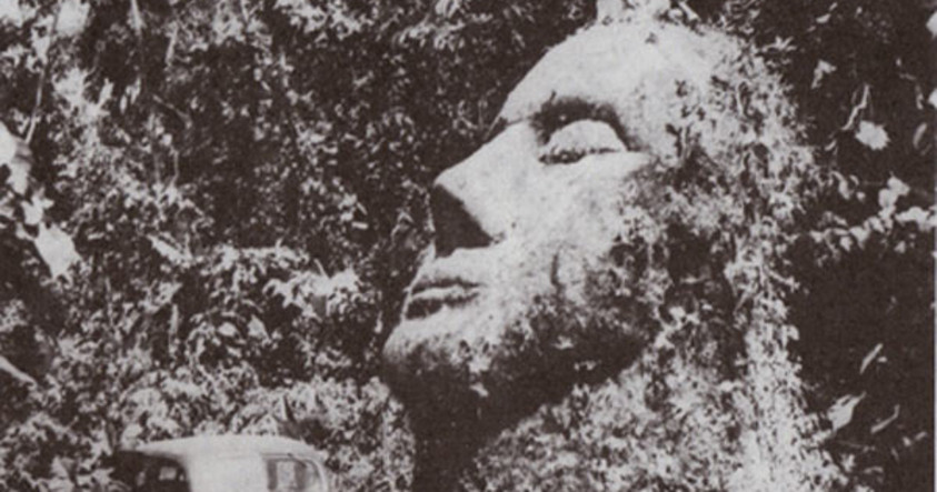 Ancestral cabeza de piedra de Guatemala ¿evidencia de antiguo culto alienígena?
