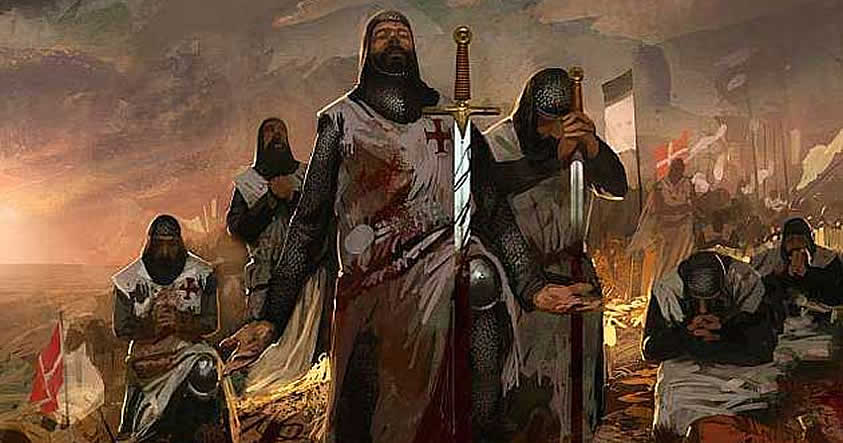 Sociedad secreta de los caballeros Templarios: Monjes guerreros y guardianes de tesoros sagrados