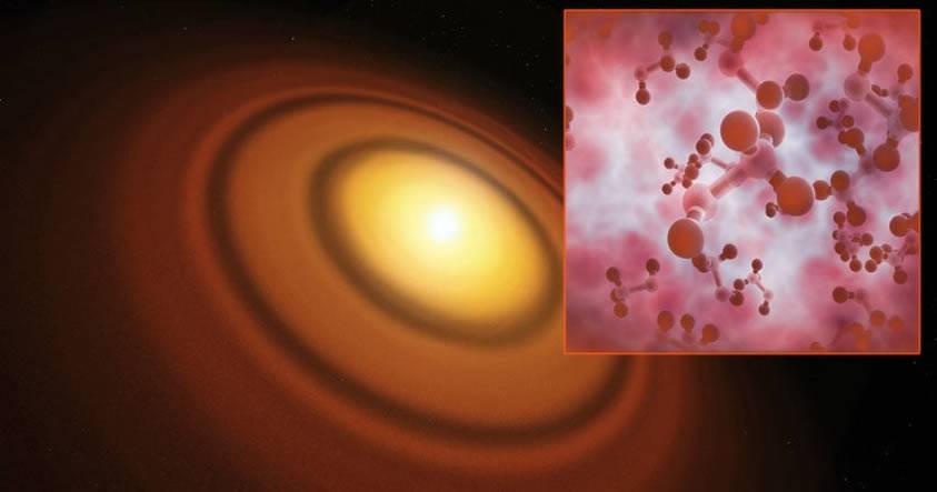 Científicos descubren alcohol metílico en un disco de formación planetario