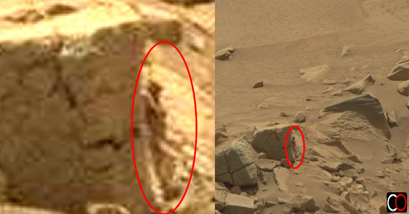 Cazadores de anomalías afirman descubrir un «pequeño humanoide» en Marte