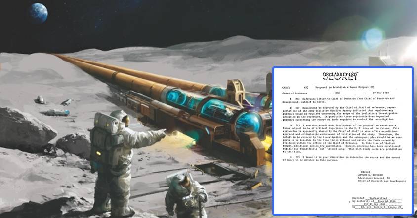 Documentos desclasificados revelan una Base Militar en la Luna, del ejército de EE.UU.