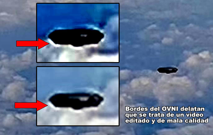 UFO sighting in Spain recorded from an airplane ! More false could not be ! 1 UFO sighting in Spain recorded from an airplane