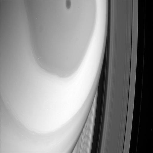 Polo norte de Saturno. 