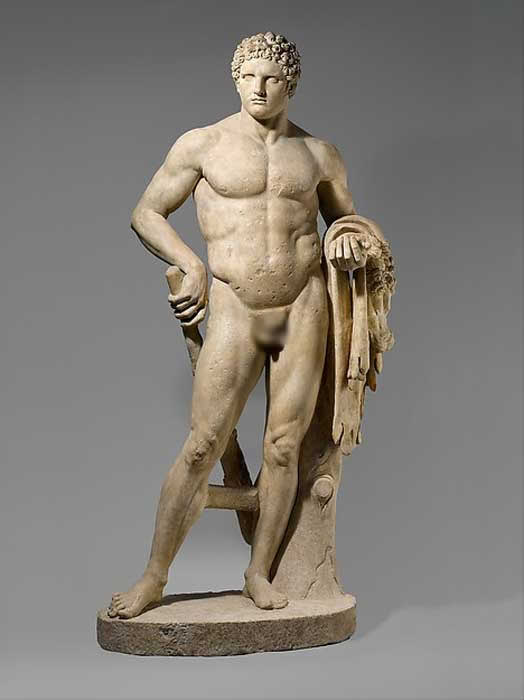 ¿Es posible que la colosal estatua de Hércules del antiguo templo de Ammán se pareciera a ésta, expuesta en el Museo Metropolitano de Nueva York?