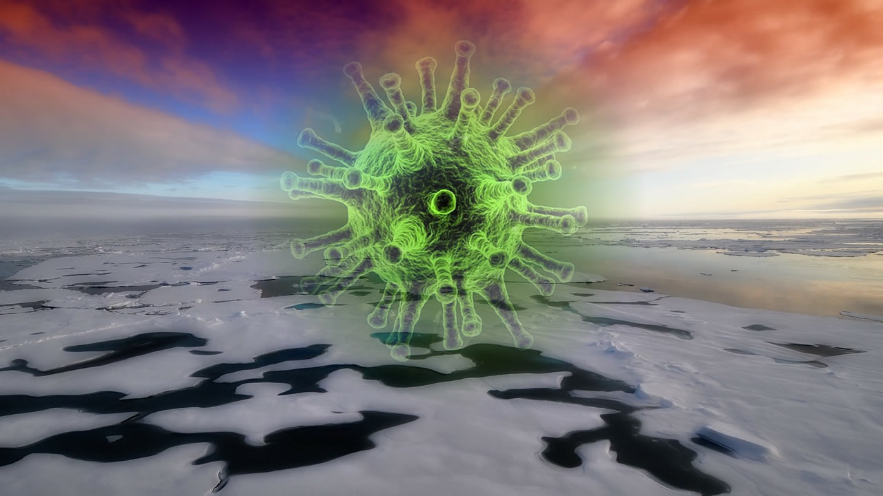 Hallan en la Antártida un singular virus que podría convertirse en una amenaza biológica
