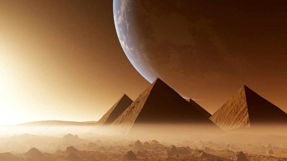 CIA reveló archivos desclasificados referidos a Pirámides y civilizaciones perdidas en Marte
