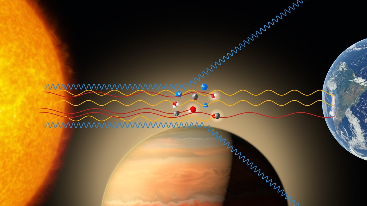 Detectan titanio en la atmósfera de un exoplaneta, por primera vez