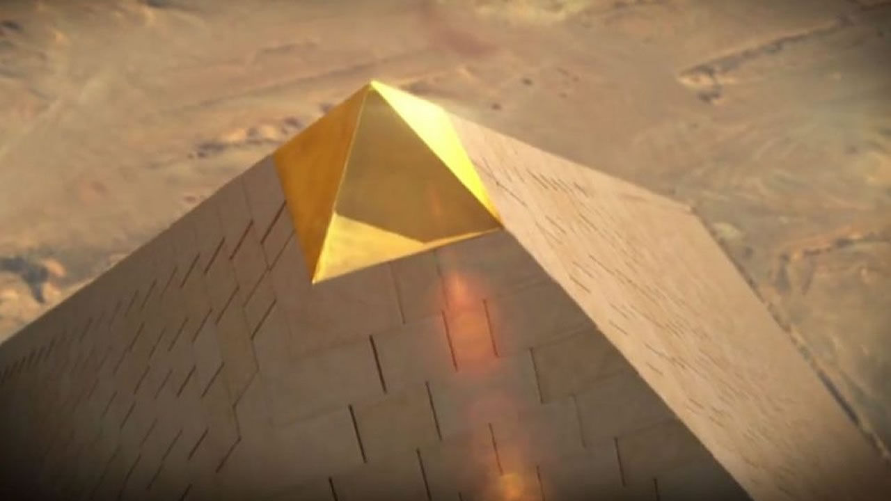 Luz del Sol en la Piedra: La Gran Pirámide de Giza canaliza, captura y encapsula la luz