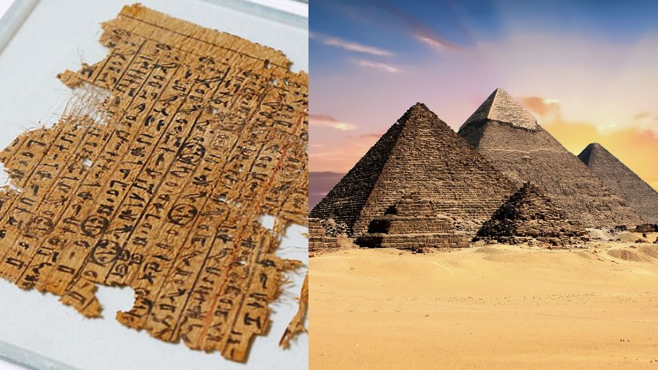 Antiguo Papiro revela un gran misterio de las Pirámides de Egipto