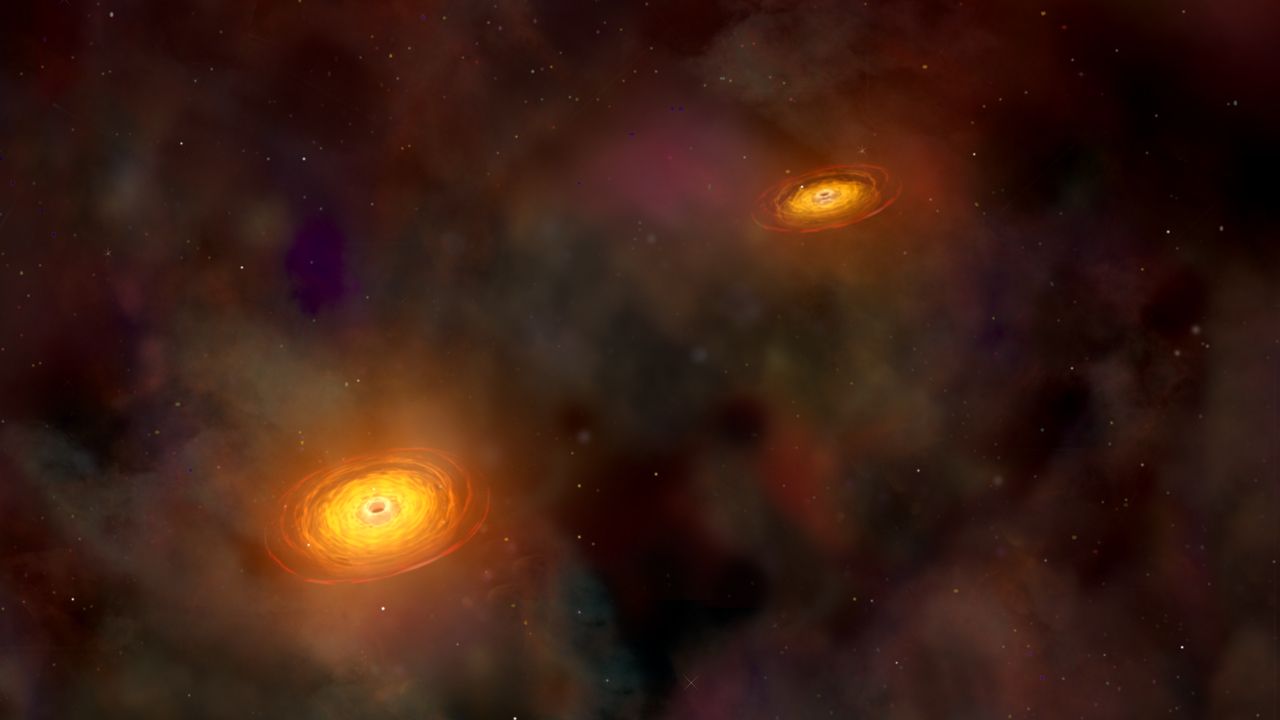 Descubren agujeros negros supermasivos dobles (Vídeo)