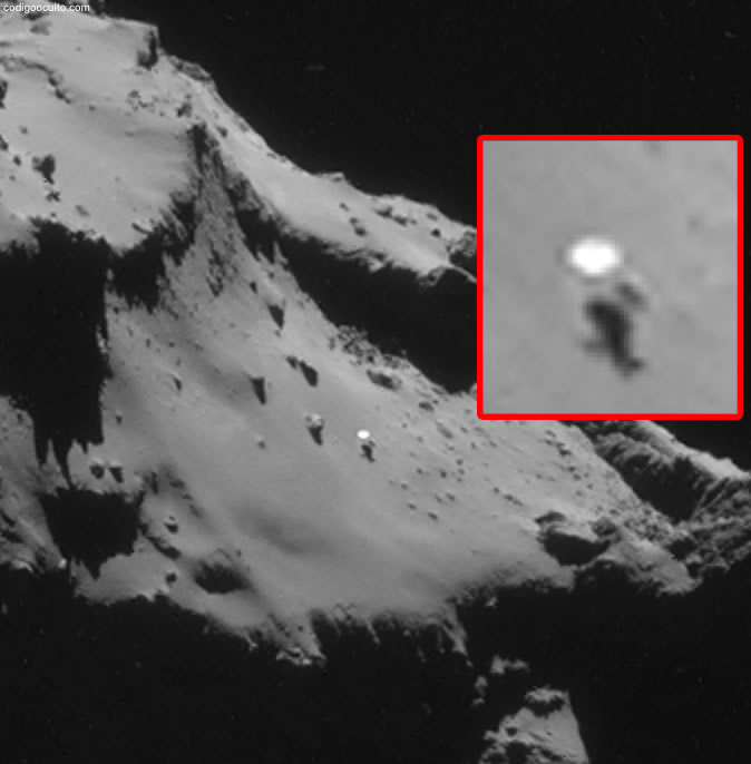 Hasta la fecha no se ha aclarado qué es este objeto misterioso fotografiado en el cometa 67P