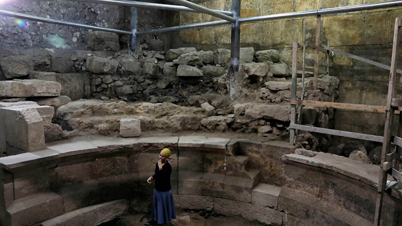 Hallan una parte del Muro de las Lamentaciones oculta hace 1.700 años