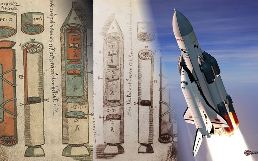 Manuscrito de Sibiu: Diseños de cohetes con combustible líquido en el siglo XVI