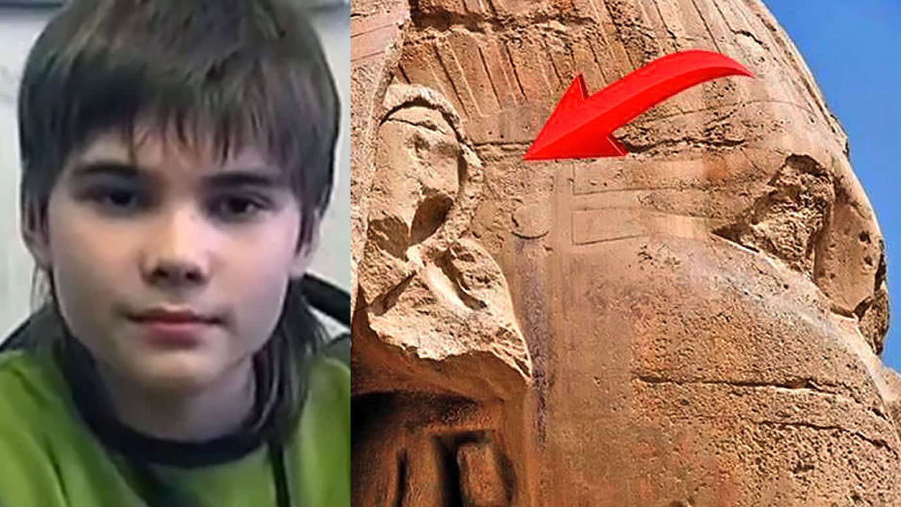 Niño genio revela que la humanidad cambiará cuando se descubran los secretos de la Gran Esfinge de Giza