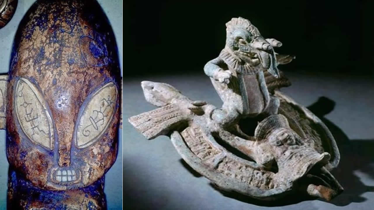 Hallan artefactos de 7.000 años con posibles representaciones de extraterrestres
