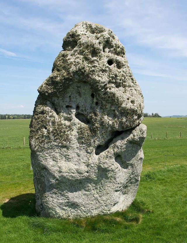 Heel stone mostrando su cara suroeste