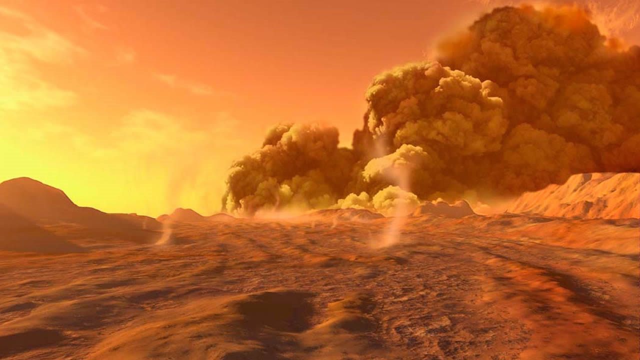 Tormenta de polvo en Marte ha cubierto todo el planeta