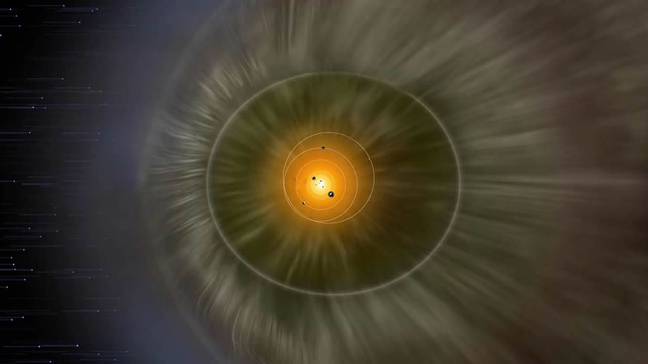 Hallan una pared de hidrÃ³geno Â«enorme y brillanteÂ» en el borde del Sistema Solar