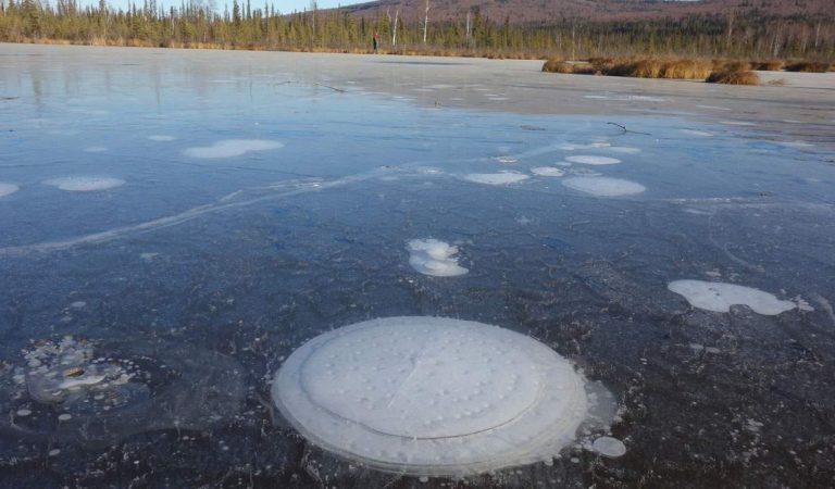 Lagos están acelerando el derritiendo del permafrost ártico, causando un peligroso efecto Lagos están acelerando el derritiendo del permafrost ártico, causando un peligroso efecto
