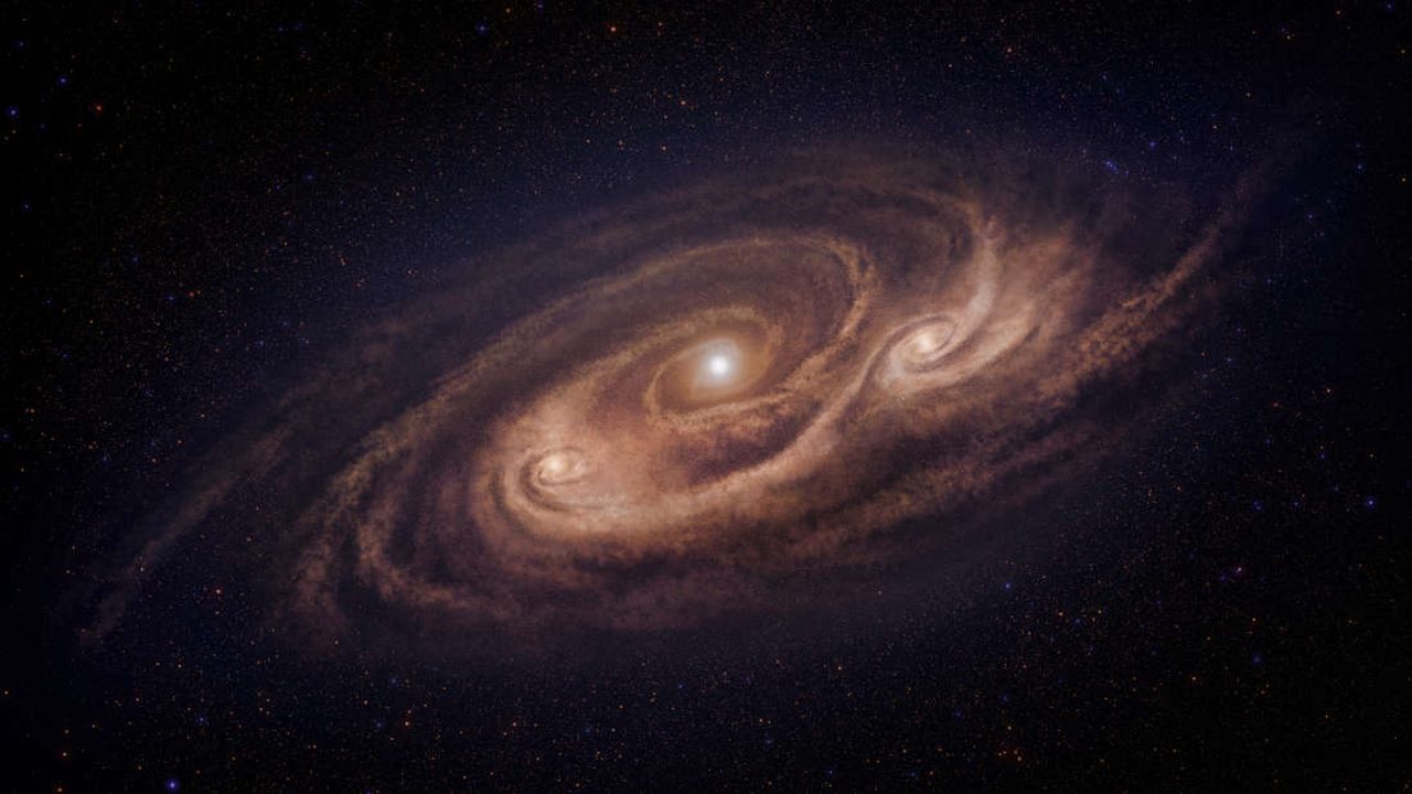Observan detalladamente una «monstruosa» galaxia distante