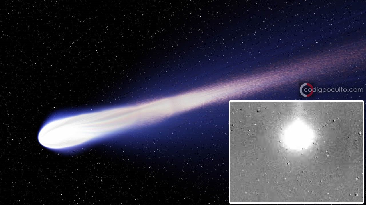 Telescopio captura impresionantes imágenes de un cometa a su paso