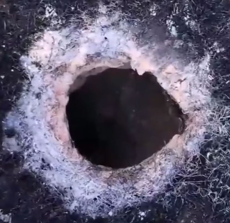 El interior del agujero registró una temperatura de 720 grados.