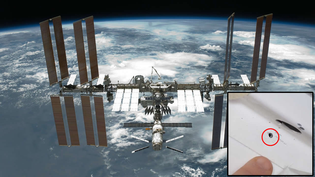 Una persona habría perforado la Estación Espacial Internacional de forma deliberada