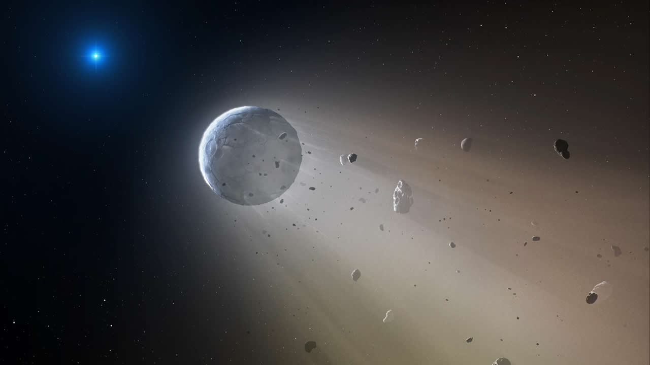 Investigan una estrella enana blanca con «misteriosos» objetos en su órbita