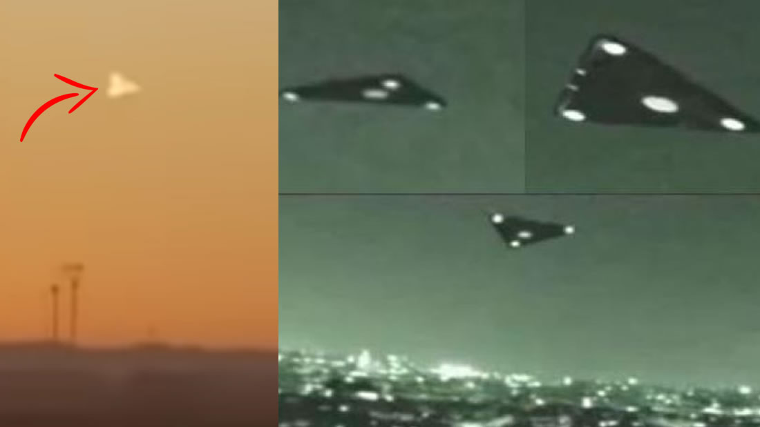 Misterioso OVNI triangular es visto sobre Texas ¿Ingeniería inversa? (Vídeo)