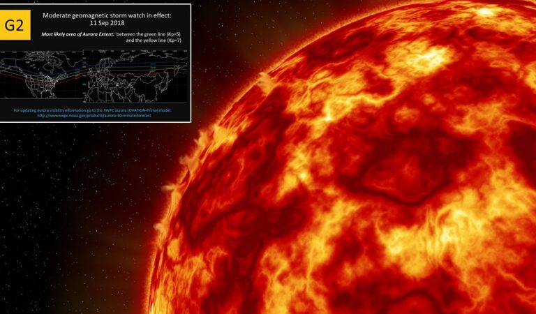Se abre un gran agujero en la corona solar… Una tormenta geomagnética está en camino Se abre un gran agujero en la corona solar… Una tormenta geomagnética está en camino