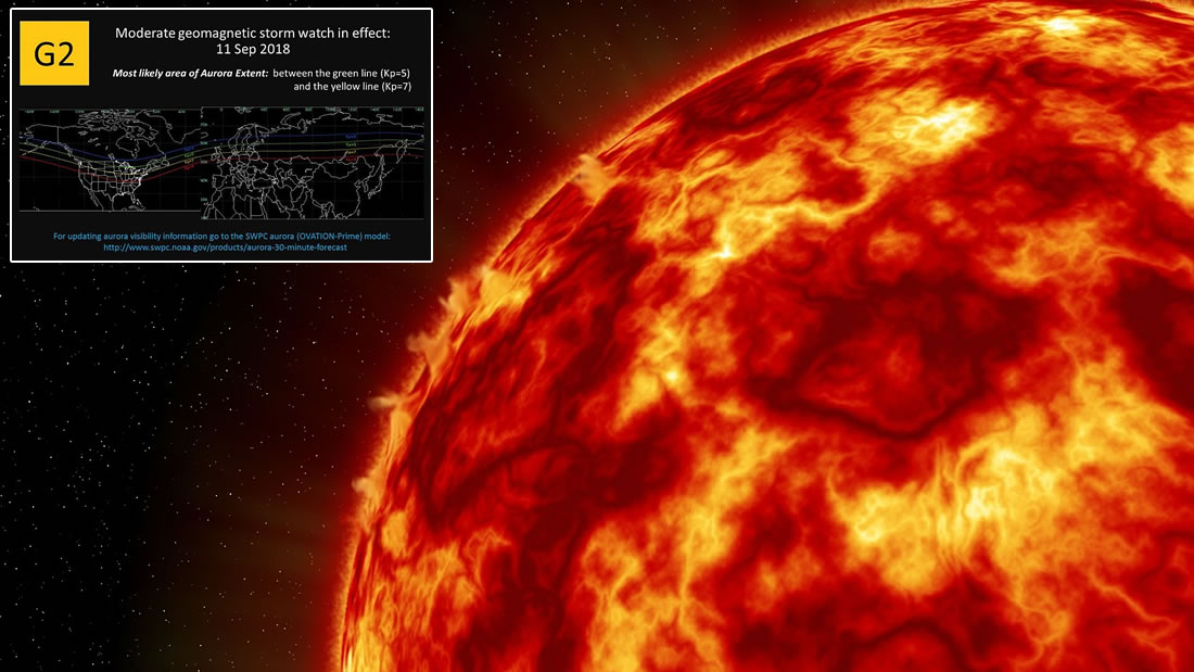 Se abre un gran agujero en la corona solar… Una tormenta geomagnética está en camino